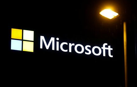 The logo of Microsoft is seen at an office building in Wallisellen, Switzerland December 21, 2020. REUTERS/Arnd Wiegmann