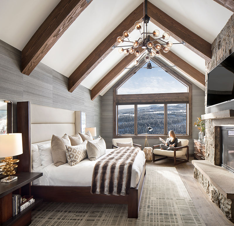 Потрясающий дом с видом на горы в штате Монтана горнолыжный курорт,дом в горах,загородный дом,интерьер и дизайн,Монтана,США,шале