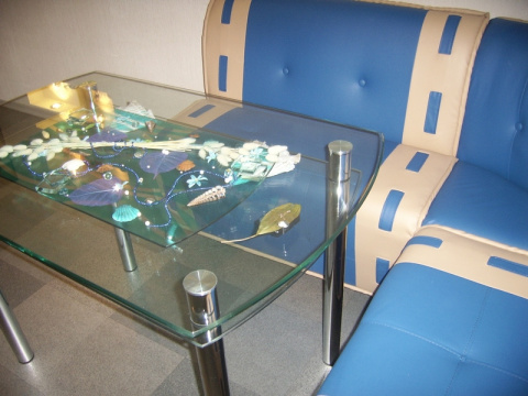 Композиции и мебель (столы) из стекла и сухоцветов - готовый бизнес!