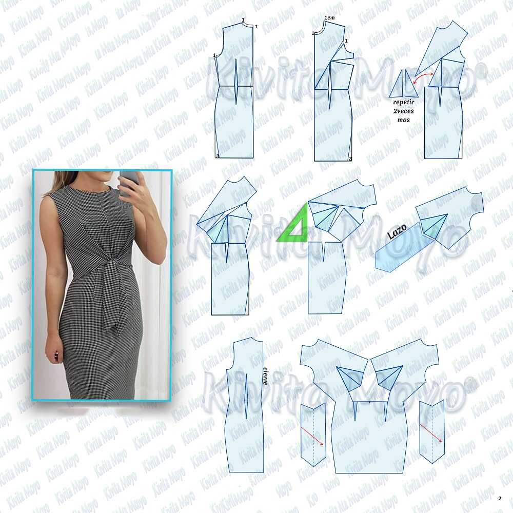 Моделирование блузок и верха платьев