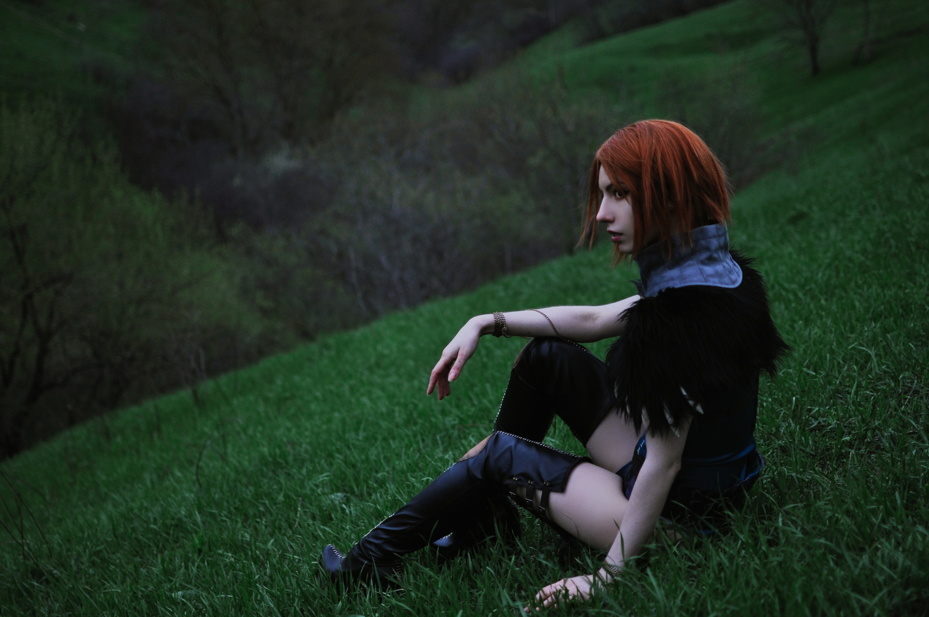 Косплей. Серый Страж - Героиня Ферелдена из Dragon Age: Начало Игры,косплей