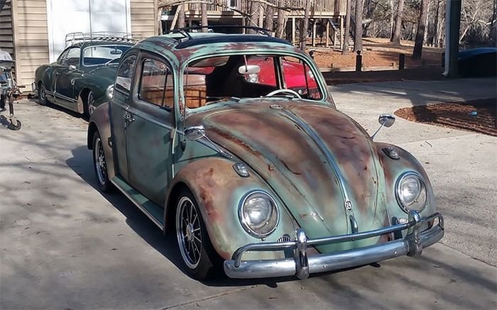 Модная ржавчина: Volkswagen Beetle Rat Look Beetle,Volkswagen,автомода,ржавчина,тюнинг