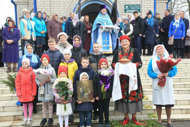 Праздник Благовещения Пресвятой Богородицы в одноименном храме г. Кличева.