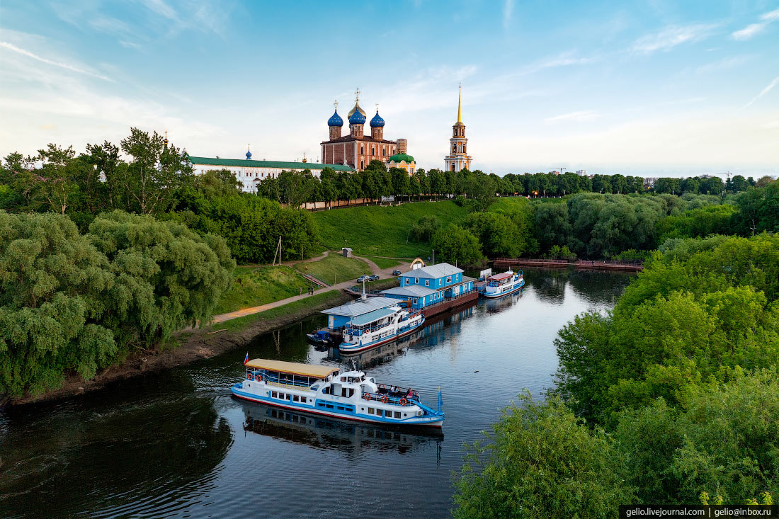 красивые места в рязани для