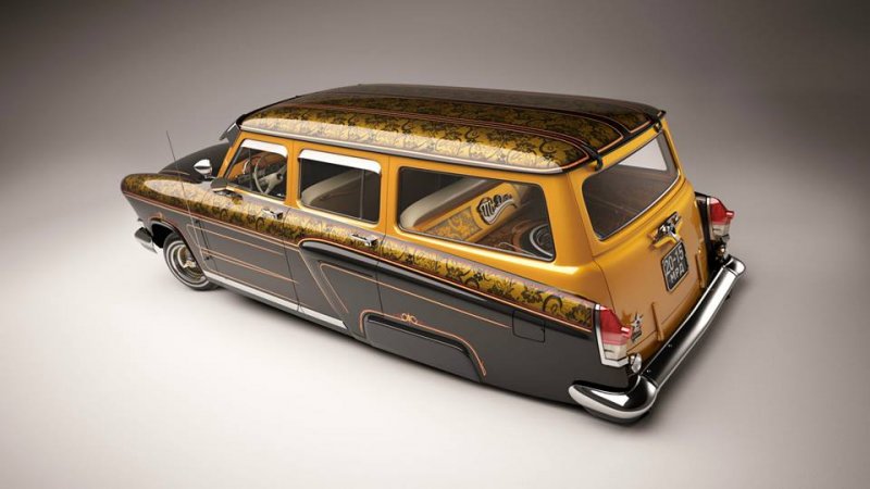 Потрясающие рендеры ГАЗ-22 Lowrider ГАЗ-22, автодизайн, волга, газ, лоурайдер