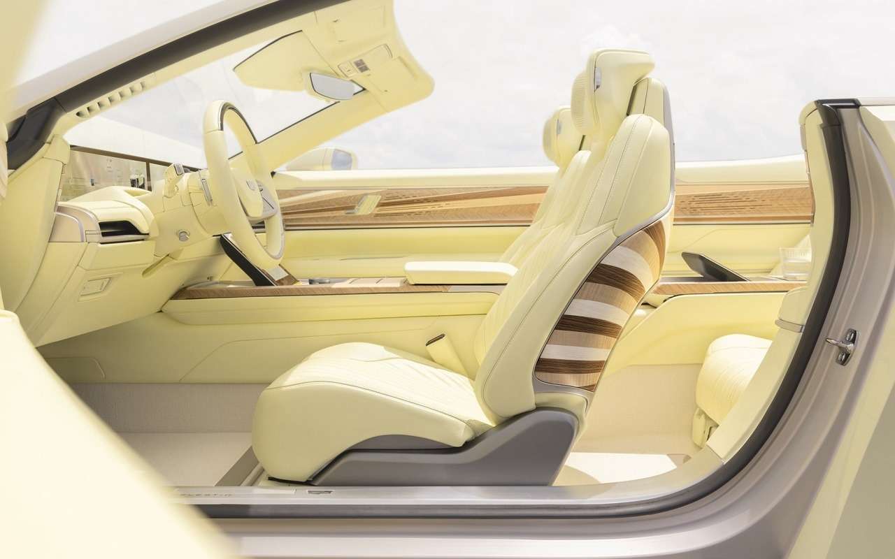 Гигантский кабриолет с обивкой сидений из «грибной кожи»: представлен Cadillac Sollei
