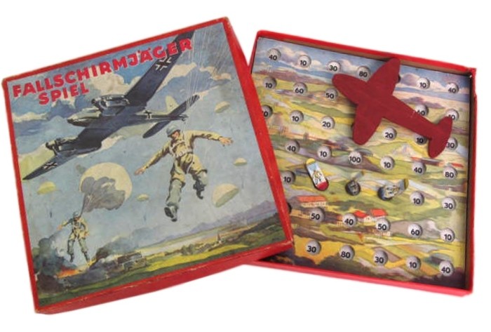 Игра за немецкого парашютиста, 1941 год. германия, настольные игры, пропаганда