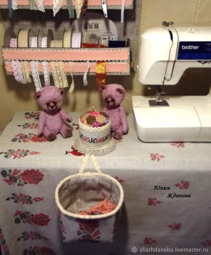 Создаем органайзер для рукодельницы. Два в одном: корзинка + игольница в славянском стиле идеи