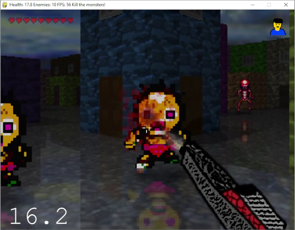 Это игра которая на основе ваших действий учится играть сама в себя