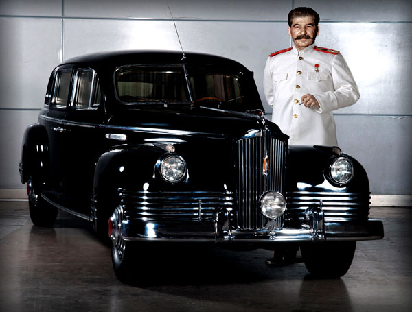 Сталин со своим автомобилем