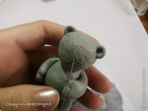 Делаем мишку Тедди из полимерной глины