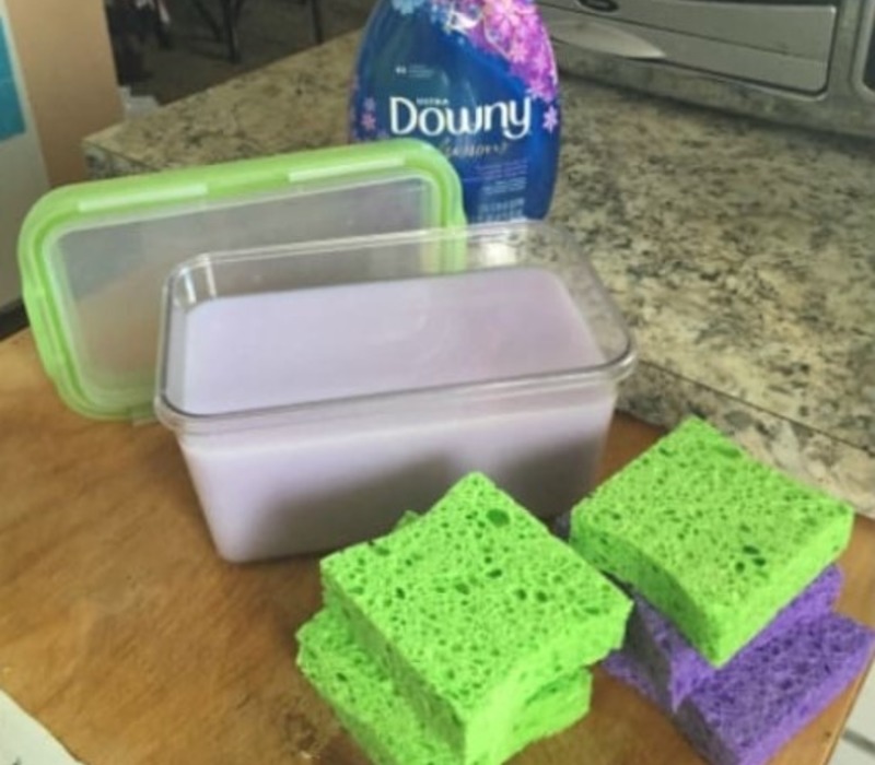 Чистка губки для мытья посуды Чистка губки для мытья посуды полезные советы