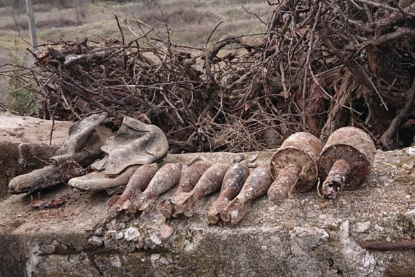 В Севастополе обнаружили полтора десятков снарядов времен войны