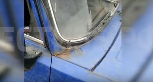 Служебная машина "Почты России" для камикадзе