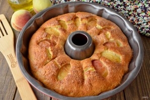 Кекс с цукини и персиками Кекс с цукини и персиками выпечка,кулинария