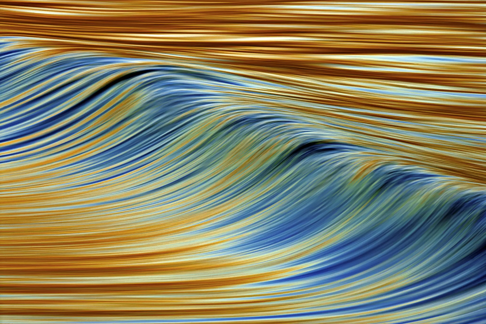 Цветные абстрактные волны
