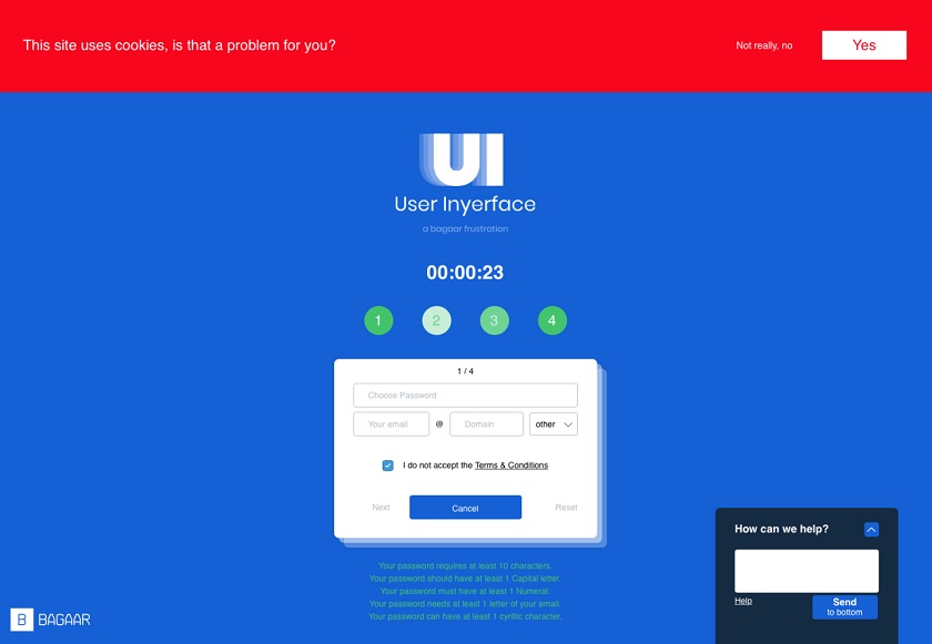 Дизайнеры создали самый раздражающий сайт во всём интернете Интернет