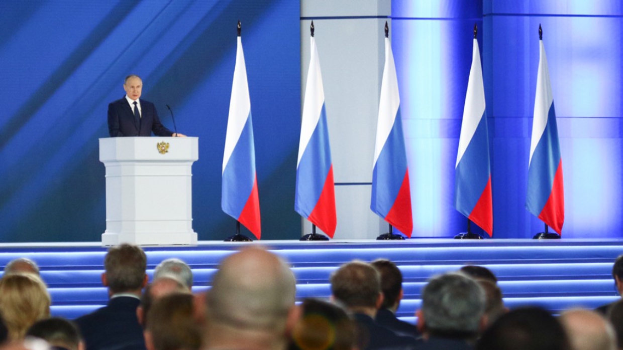 Путин выступил с посланием Федеральному собранию. События дня
