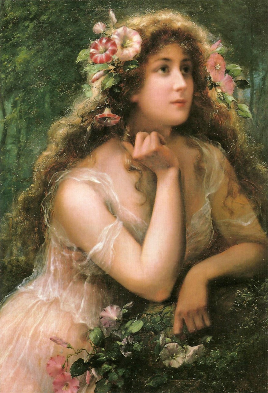 Женские портреты французского художника Эмиля Вернона Женские портреты французского художника Эмиля Вернона