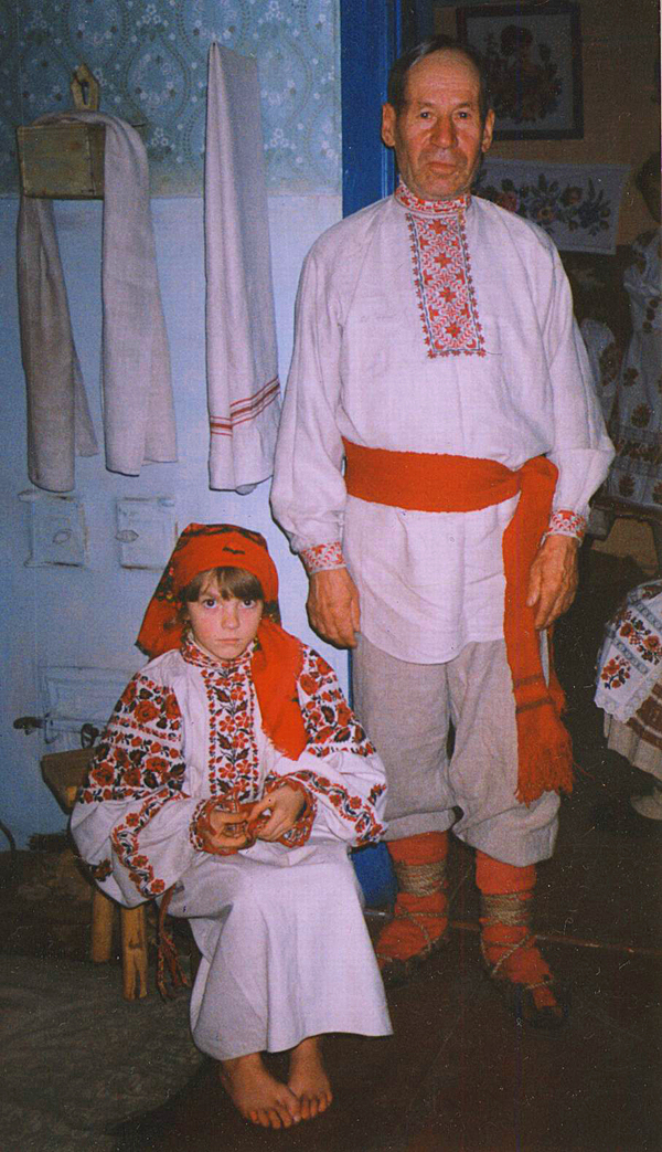 Национальный мужской костюм белорусов