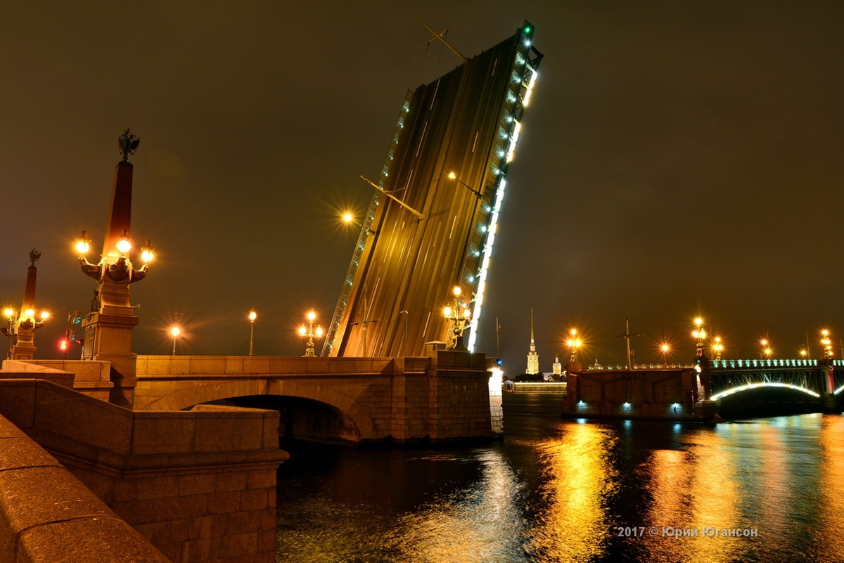 Санкт петербург разведение мостов