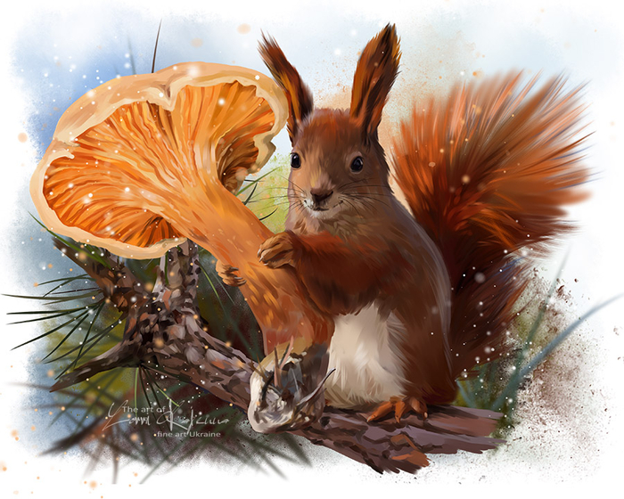 squirrel_by_kajenna-dbqnel0 (700x560, 454Kb)