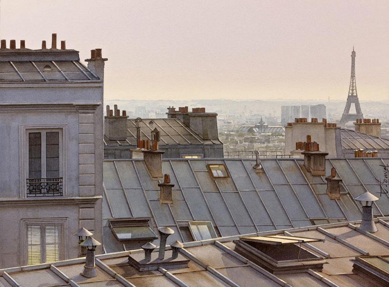 Тьерри дюваль утро на крышах Парижа 2013
