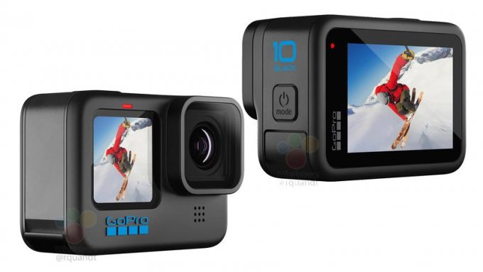 Представлены рендеры экшен-камеры GoPro Hero 10 Black