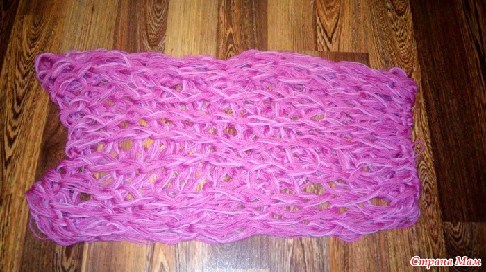 Вяжем ультрамодный шарф-снуд без спиц. Справится даже ребенок Вяжем ультрамодный шарф-снуд без спиц. Справится даже ребенок для дома и дачи,мастерство,рукоделие,своими руками,сделай сам,творчество,умелые руки