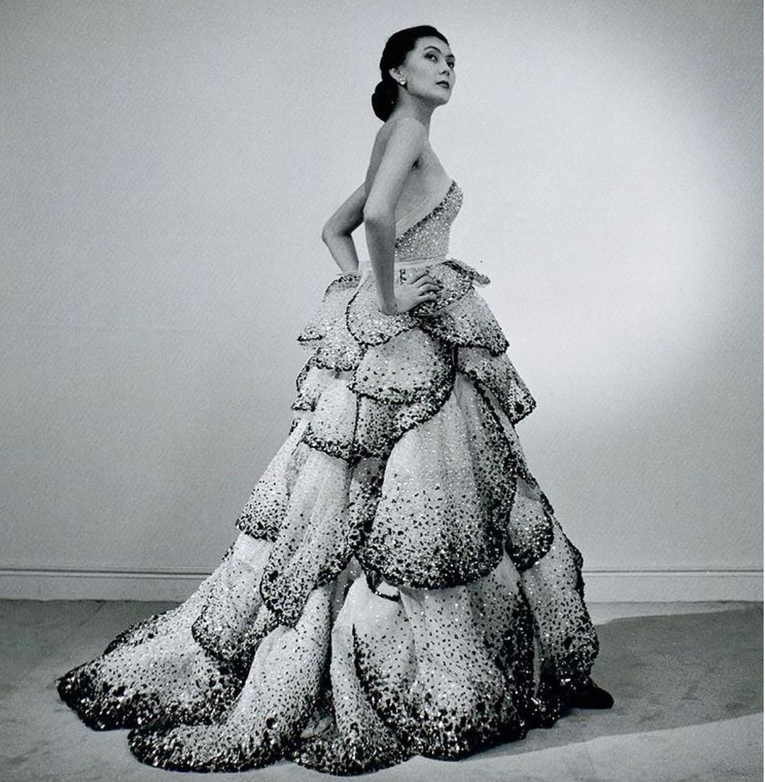 Алла Ильчун в платье Junon от Christian Dior, 1956
