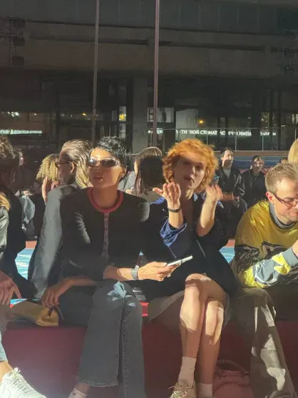 Елена Перминова, Анастасия Решетова, Владислав Лисовец и Роман Ротенберг посетили показ 