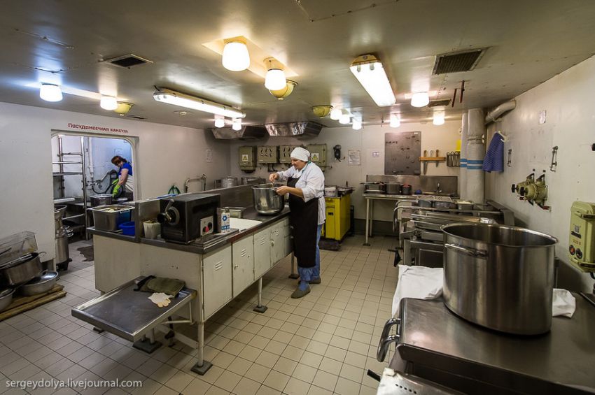 ледокол, кухня, каюта, экскурсия