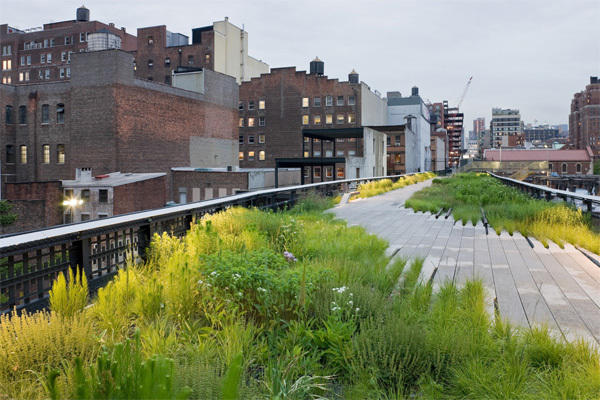 High Line Park. Фото с сайта baunetz.de