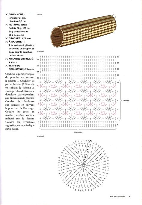 Вязаные пеналы для ручек и карандашей со схемами можно, ручек, карандашей, вяжется, вязать, связать, пенал, просто, очень, овального, вшить, мотивов, деталей, пеналы, лучше, такие, только, столбиками, вполне, напоминает