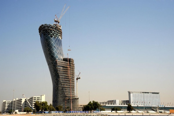 Capital Gate construction