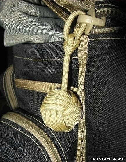 Плетение узла «Обезьяний кулак» Плетение узла «Обезьяний кулак» плетение узлов,рукоделие,своими руками