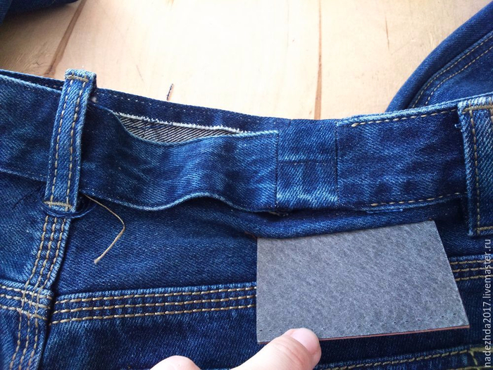 Как увеличить объем джинсов в талии: мастер-класс женские хобби