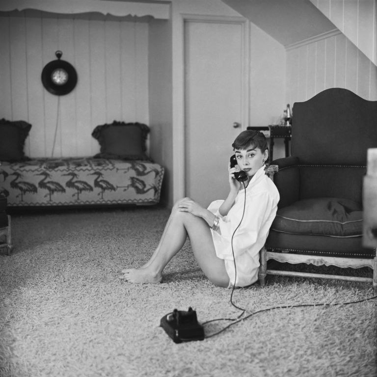 Одри Хепбёрн в объективе фотографа Марка Шоу, 1953 год. 