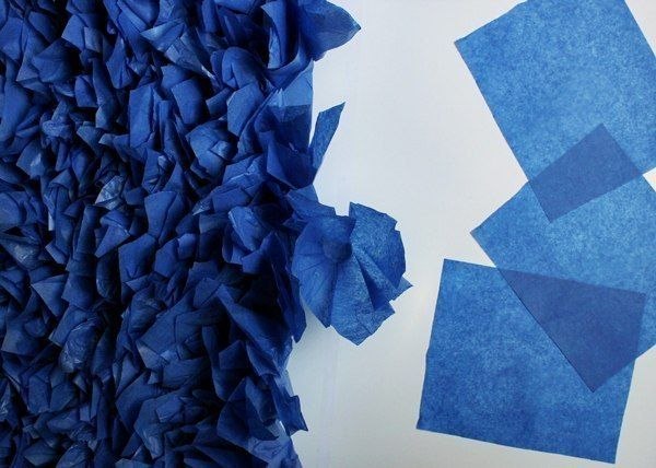 Панно из кусочков ткани