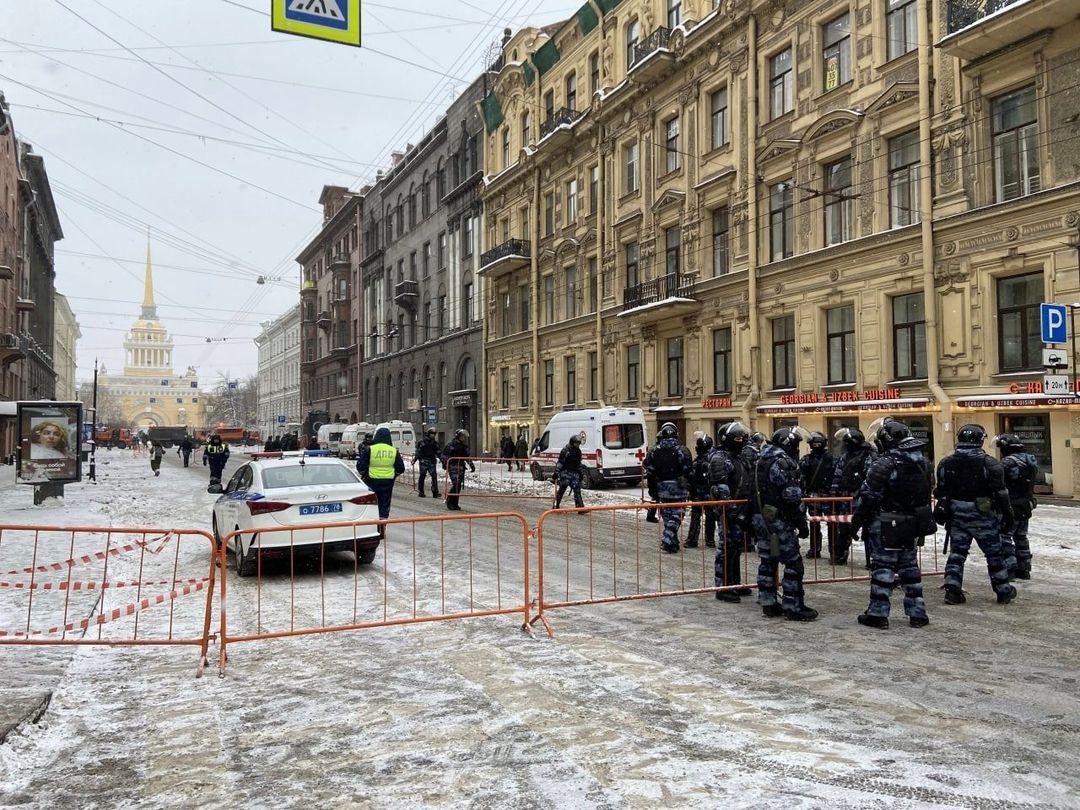 Страх власти разлился по центру Петербурга. власть,общество,питер,Силовики