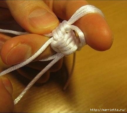 Плетение узла «Обезьяний кулак» Плетение узла «Обезьяний кулак» плетение узлов,рукоделие,своими руками