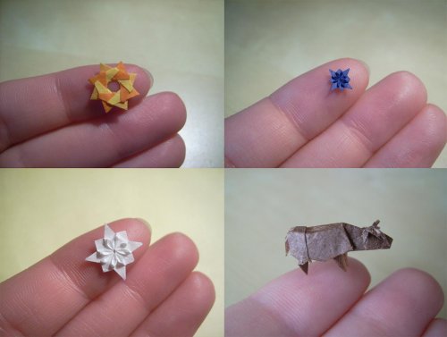 Крошечные оригами художницы Ани Маркиевич