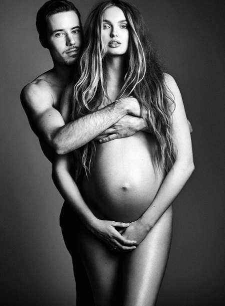 Ангел Victoria’s Secret Роми Стрейд снялась обнаженной в преддверии родов Дети,Беременные звезды