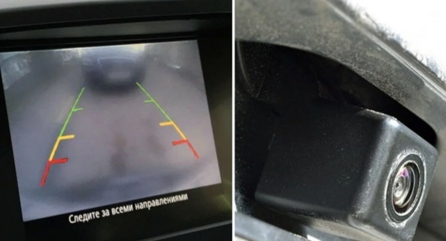 Найден простой способ очистки камеры заднего вида от грязи