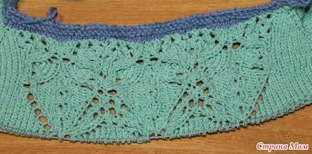 Вязаный женский пуловер Вязаный женский пуловер вязание спицами,Одежда,Хенд мейд