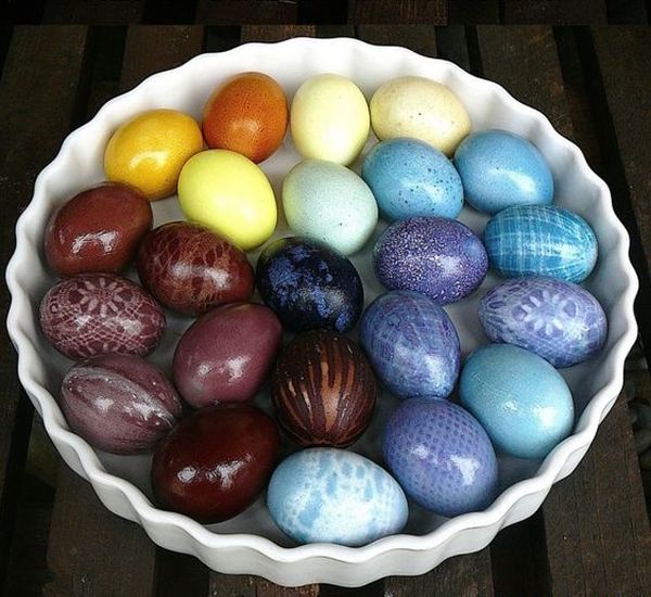 Природные красители для яиц
