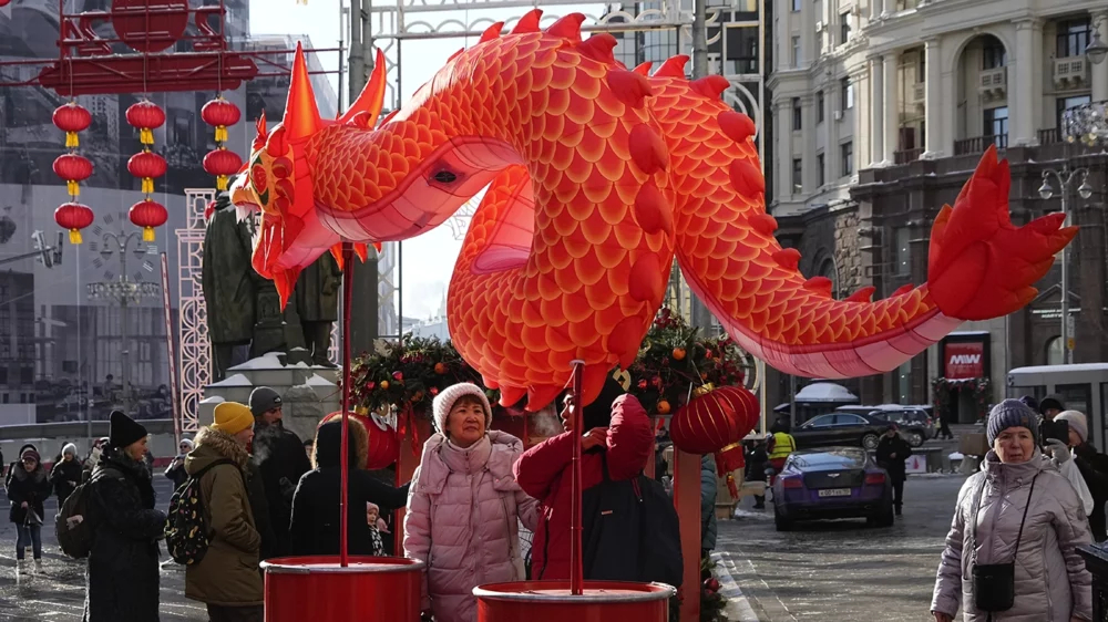 В Москве и других городах отмечают наступление китайского Нового года