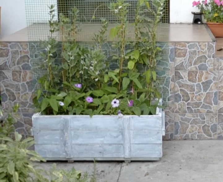 Красивое и полезное приспособление из садовой сетки Красивое и полезное приспособление из садовой сетки для дома и дачи