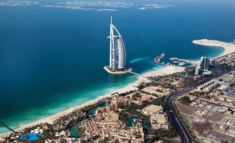 Бурдж-эль-Араб — роскошный 60-этажный отель в ОАЭ, который не перестает удивлять архитектура,Путешествия,фото
