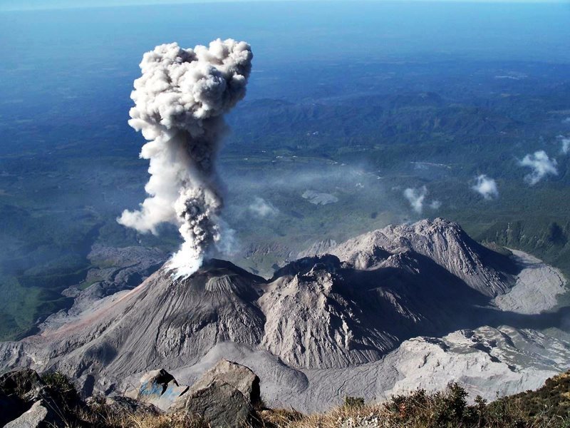 Санта-Мария. Гватемала вулкан, вулканы, вулканы фото, природная катастрофа
